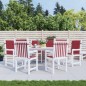 vidaXL Gartenstuhlauflagen für Niedriglehner 6 Stk. Weinrot 100x50x3cm vidaXL Gartenstuhlauflagen für Niedriglehner 6 Stk. Weinrot 100x50x3cm