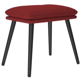 vidaXL Fußhocker Weinrot 45x29,5x35 cm Stoff