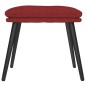 vidaXL Fußhocker Weinrot 45x29,5x35 cm Stoff vidaXL Fußhocker Weinrot 45x29,5x35 cm Stoff