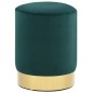 vidaXL Hocker Dunkelgrün und Golden Samt vidaXL Hocker Dunkelgrün und Golden Samt