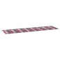 vidaXL Gartenbank-Auflage Rot Karomuster 200x50x3 cm Oxford-Gewebe vidaXL Gartenbank-Auflage Rot Karomuster 200x50x3 cm Oxford-Gewebe