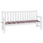 vidaXL Gartenbank-Auflage Rot Karomuster 200x50x3 cm Oxford-Gewebe vidaXL Gartenbank-Auflage Rot Karomuster 200x50x3 cm Oxford-Gewebe