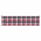 vidaXL Gartenbank-Auflage Rot Karomuster 200x50x3 cm Oxford-Gewebe vidaXL Gartenbank-Auflage Rot Karomuster 200x50x3 cm Oxford-Gewebe