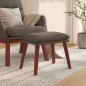 vidaXL Fußhocker Grau 45x29,5x35 cm Kunstleder vidaXL Fußhocker Grau 45x29,5x35 cm Kunstleder