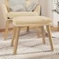 vidaXL Fußhocker Cremeweiß 45x29,5x35 cm Samt vidaXL Fußhocker Cremeweiß 45x29,5x35 cm Samt