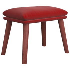 vidaXL Fußhocker Weinrot 45x29,5x35 cm Samt