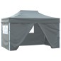 vidaXL Profi-Partyzelt Faltbar mit 4 Seitenwänden 3×4m Stahl Anthrazit vidaXL Profi-Partyzelt Faltbar mit 4 Seitenwänden 3×4m Stahl Anthrazit