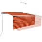 vidaXL Markise Automatisch mit Rollo LED Windsensor 3x2,5m vidaXL Markise Automatisch mit Rollo LED Windsensor 3x2,5m