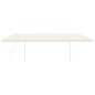 vidaXL Markise Manuell Einziehbar mit LED 6x3 m Creme vidaXL Markise Manuell Einziehbar mit LED 6x3 m Creme