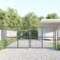 vidaXL Mesh-Gartentor Anthrazit 300x175 cm Verzinkter Stahl vidaXL Mesh-Gartentor Anthrazit 300x175 cm Verzinkter Stahl