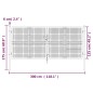 vidaXL Mesh-Gartentor Anthrazit 300x175 cm Verzinkter Stahl vidaXL Mesh-Gartentor Anthrazit 300x175 cm Verzinkter Stahl