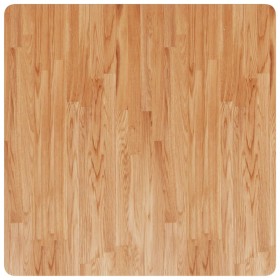 vidaXL Tischplatte Quadratisch Hellbraun 80x80x4cm Behandelte Eiche