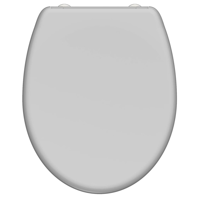 SCHÜTTE Toilettensitz mit Absenkautomatik GREY Duroplast SCHÜTTE Toilettensitz mit Absenkautomatik GREY Duroplast