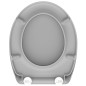 SCHÜTTE Toilettensitz mit Absenkautomatik GREY Duroplast SCHÜTTE Toilettensitz mit Absenkautomatik GREY Duroplast