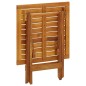 vidaXL Bistrotisch 46x46x47 cm Massivholz Akazie vidaXL Bistrotisch 46x46x47 cm Massivholz Akazie