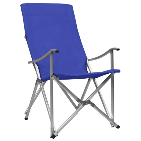 vidaXL Klappbare Campingstühle 2 Stk. Blau