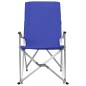 vidaXL Klappbare Campingstühle 2 Stk. Blau vidaXL Klappbare Campingstühle 2 Stk. Blau