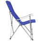 vidaXL Klappbare Campingstühle 2 Stk. Blau vidaXL Klappbare Campingstühle 2 Stk. Blau