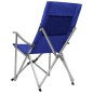 vidaXL Klappbare Campingstühle 2 Stk. Blau vidaXL Klappbare Campingstühle 2 Stk. Blau