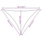 vidaXL Sonnensegel Oxford-Gewebe Dreieckig 4x4x5,8 m Anthrazit vidaXL Sonnensegel Oxford-Gewebe Dreieckig 4x4x5,8 m Anthrazit