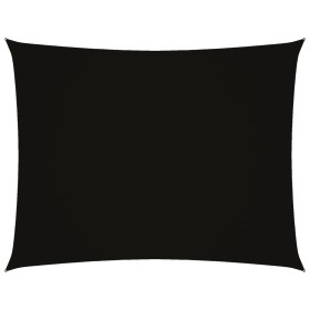vidaXL Sonnensegel Oxford-Gewebe Rechteckig 3x6 m Schwarz