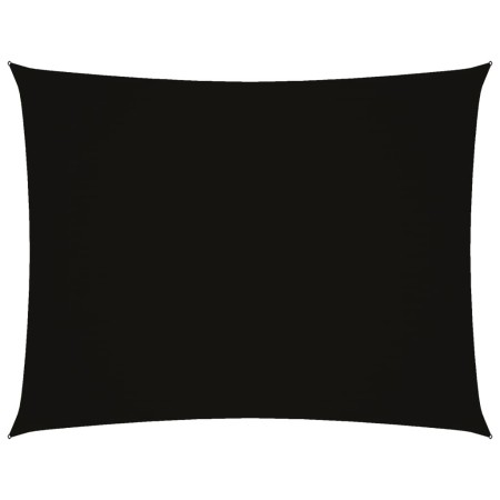 vidaXL Sonnensegel Oxford-Gewebe Rechteckig 3x6 m Schwarz