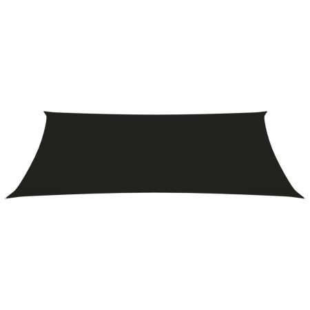 vidaXL Sonnensegel Oxford-Gewebe Rechteckig 3x6 m Schwarz