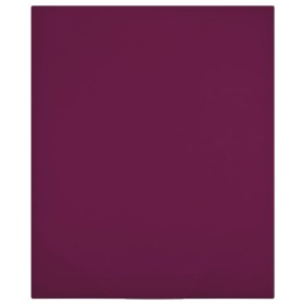 vidaXL Spannbettlaken 2 Stk. Jersey Bordeauxrot 180x200 cm Baumwolle