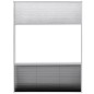 vidaXL Insektenschutz-Plissee für Fenster Jalousie Aluminium 60x80 cm vidaXL Insektenschutz-Plissee für Fenster Jalousie Aluminium 60x80 cm