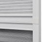 vidaXL Insektenschutz-Plissee für Fenster Jalousie Aluminium 60x80 cm vidaXL Insektenschutz-Plissee für Fenster Jalousie Aluminium 60x80 cm
