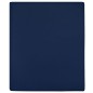 vidaXL Spannbettlaken 2 Stk. Jersey Marineblau 100x200 cm Baumwolle vidaXL Spannbettlaken 2 Stk. Jersey Marineblau 100x200 cm Baumwolle