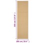 vidaXL Teppich Natur Sisal 100x350 cm vidaXL Teppich Natur Sisal 100x350 cm