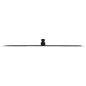 vidaXL Regenbrause Edelstahl 50 cm Rund Schwarz vidaXL Regenbrause Edelstahl 50 cm Rund Schwarz