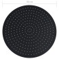 vidaXL Regenbrause Edelstahl 50 cm Rund Schwarz vidaXL Regenbrause Edelstahl 50 cm Rund Schwarz