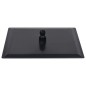vidaXL Regenbrause Edelstahl 25x25 cm Quadrat Schwarz vidaXL Regenbrause Edelstahl 25x25 cm Quadrat Schwarz