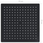 vidaXL Regenbrause Edelstahl 25x25 cm Quadrat Schwarz vidaXL Regenbrause Edelstahl 25x25 cm Quadrat Schwarz