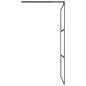 vidaXL Duschwand für Walk-In Dusche 100x195cm ESG Halbmattiert Schwarz vidaXL Duschwand für Walk-In Dusche 100x195cm ESG Halbmattiert Schwarz