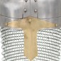 vidaXL Kreuzritter-Helm Antik Replik LARP Silbern Stahl vidaXL Kreuzritter-Helm Antik Replik LARP Silbern Stahl