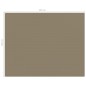 vidaXL Zeltteppich 400x500 cm Taupe vidaXL Zeltteppich 400x500 cm Taupe