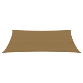 vidaXL Sonnensegel 160 g/m² Taupe 2x4 m HDPE