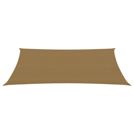 vidaXL Sonnensegel 160 g/m² Taupe 2x4 m HDPE