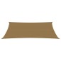 vidaXL Sonnensegel 160 g/m² Taupe 2x4 m HDPE vidaXL Sonnensegel 160 g/m² Taupe 2x4 m HDPE