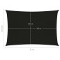 vidaXL Sonnensegel 160 g/m² Schwarz 3,5x5 m HDPE vidaXL Sonnensegel 160 g/m² Schwarz 3,5x5 m HDPE