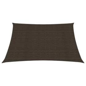 vidaXL Sonnensegel 160 g/m² Braun 2,5x2,5 m HDPE