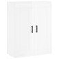 vidaXL Highboard Hochglanz-Weiß 69,5x34x180 cm Holzwerkstoff vidaXL Highboard Hochglanz-Weiß 69,5x34x180 cm Holzwerkstoff