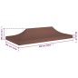 vidaXL Partyzelt-Dach 6x3 m Braun 270 g/m² vidaXL Partyzelt-Dach 6x3 m Braun 270 g/m²