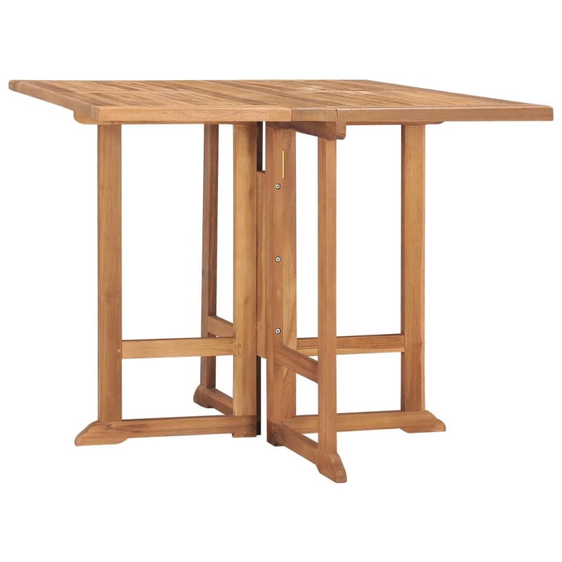 vidaXL Klappbarer Garten-Esstisch 90x90x75 cm Massivholz Teak vidaXL Klappbarer Garten-Esstisch 90x90x75 cm Massivholz Teak
