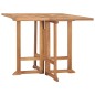 vidaXL Klappbarer Garten-Esstisch 90x90x75 cm Massivholz Teak vidaXL Klappbarer Garten-Esstisch 90x90x75 cm Massivholz Teak