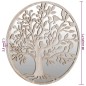 vidaXL Gartenspiegel Sand 40x2,5 cm Eisen Rund vidaXL Gartenspiegel Sand 40x2,5 cm Eisen Rund