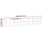vidaXL Hochbeet Pulverbeschichteter Stahl 440x80x68 cm Grün vidaXL Hochbeet Pulverbeschichteter Stahl 440x80x68 cm Grün